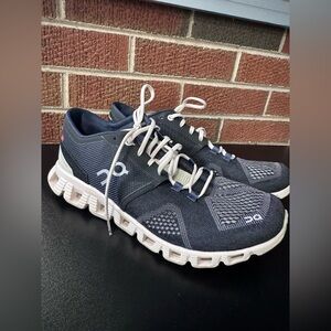 On Running On Cloud X Sneakers Womens Black Pearl Shoes 40 euro 8.5us